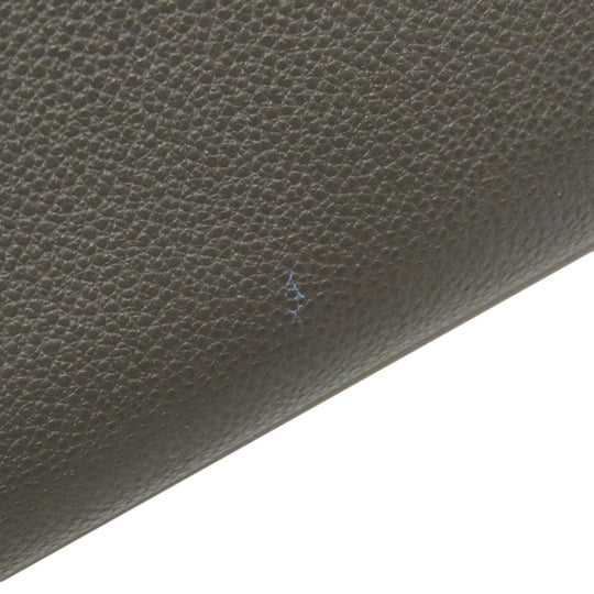 YVES SAINT LAURENT Handbag leather gray Downtown 2WAY Women Used Authentic
