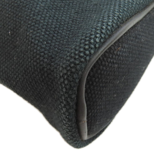 HERMES Handbag Tower ash black Sac Ibou PM Women Used Authentic
