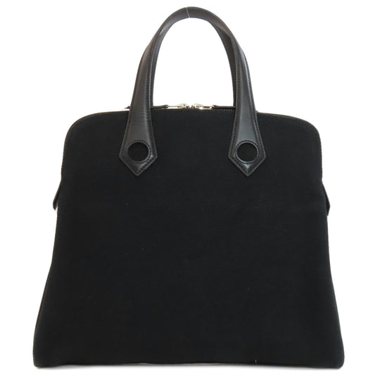 HERMES Handbag Tower ash black Sac Ibou PM Women Used Authentic