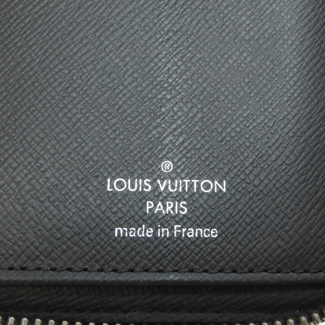 LOUIS VUITTON Long Wallet Purse M62295 Monogram Eclipse black Zippy Wallet Vertical mens Used Authentic