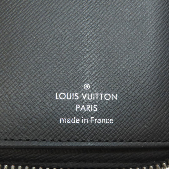 LOUIS VUITTON Long Wallet Purse M62295 Monogram Eclipse black Zippy Wallet Vertical mens Used Authentic