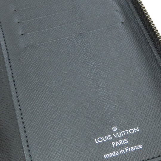 LOUIS VUITTON Long Wallet Purse M62295 Monogram Eclipse black Zippy Wallet Vertical mens Used Authentic