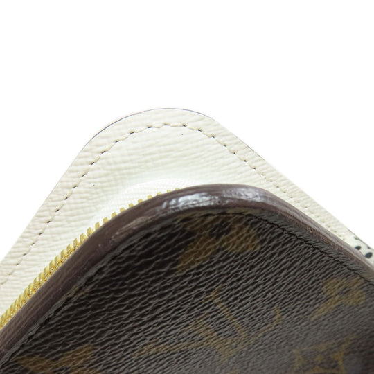 LOUIS VUITTON Long Wallet Purse M60452 Monogram canvas Brown Portefeuille and Insolite collaboration with Yayoi Kusama Women Used Authentic