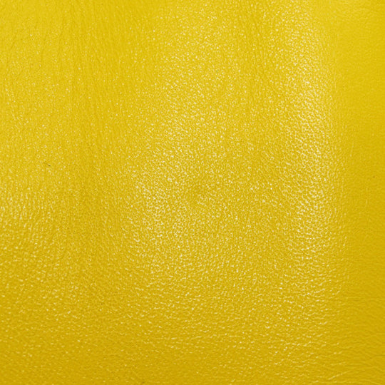 BALENCIAGA Bifold Wallet 529098 leather yellow logo Tri-fold Wallet Women Used Authentic