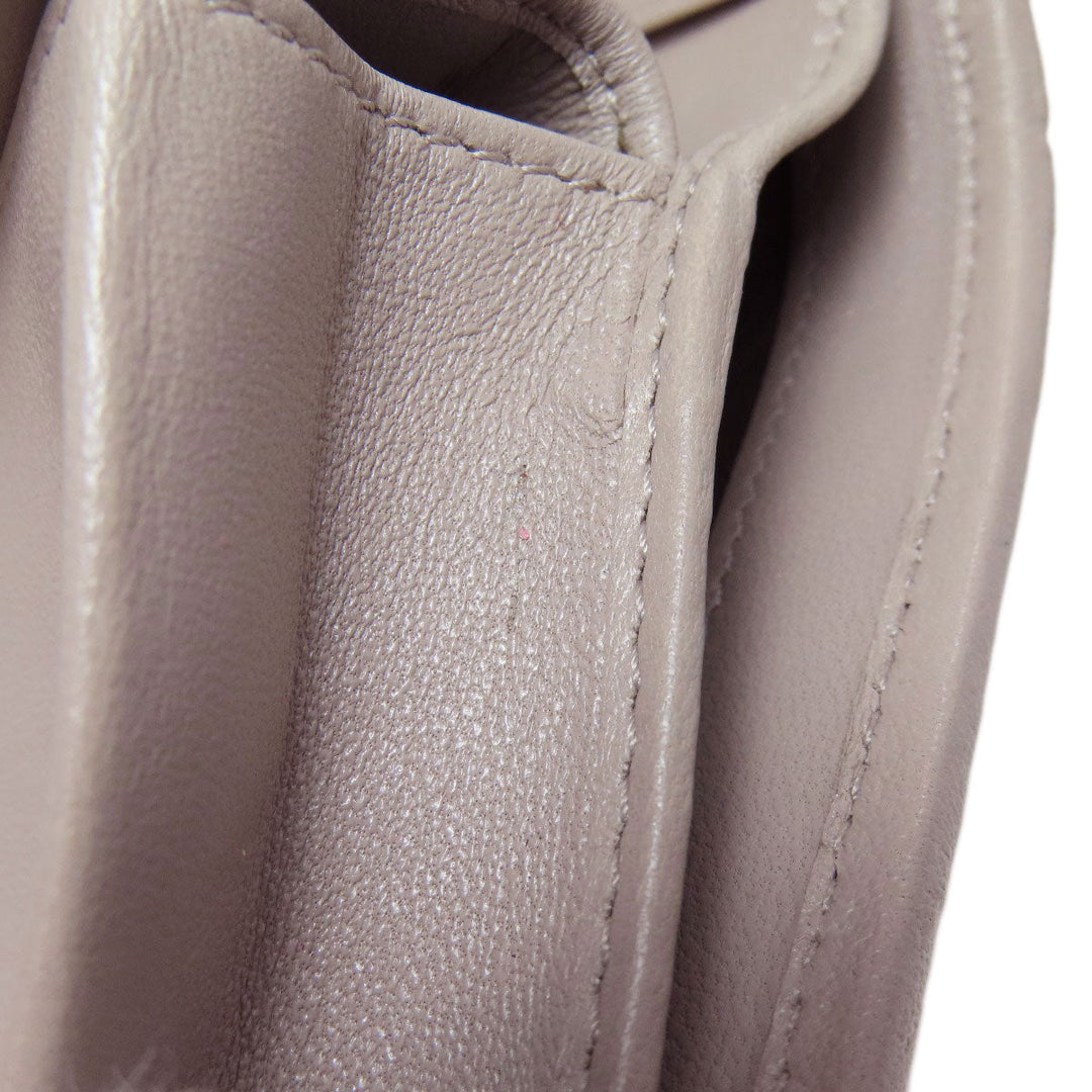 PRADA Bifold Wallet 1MV204 leather beige logoMetal