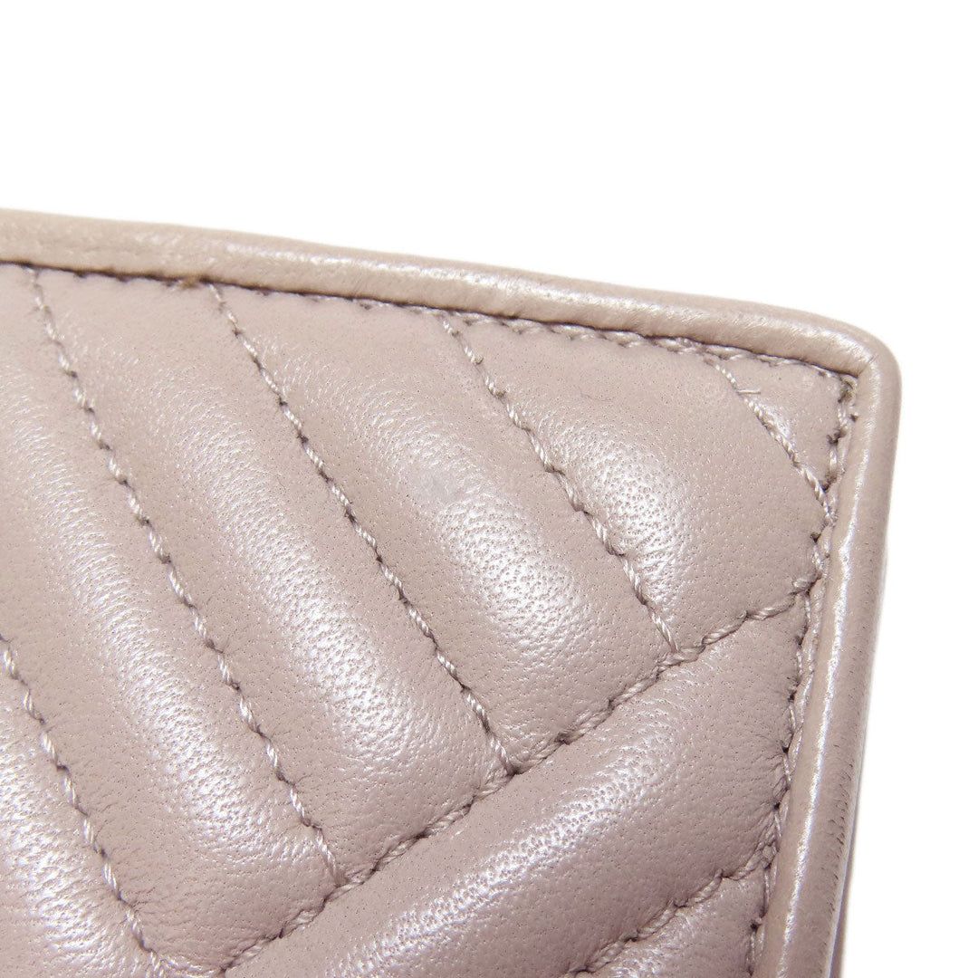 PRADA Bifold Wallet 1MV204 leather beige logoMetal
