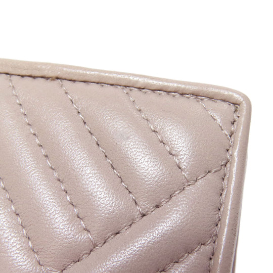 PRADA Bifold Wallet 1MV204 leather beige logoMetal