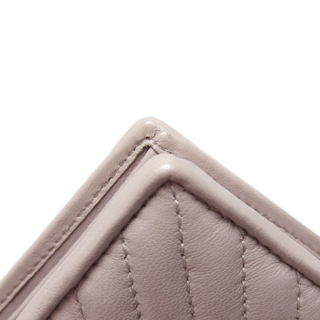 PRADA Bifold Wallet 1MV204 leather beige logoMetal
