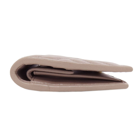 PRADA Bifold Wallet 1MV204 leather beige logoMetal