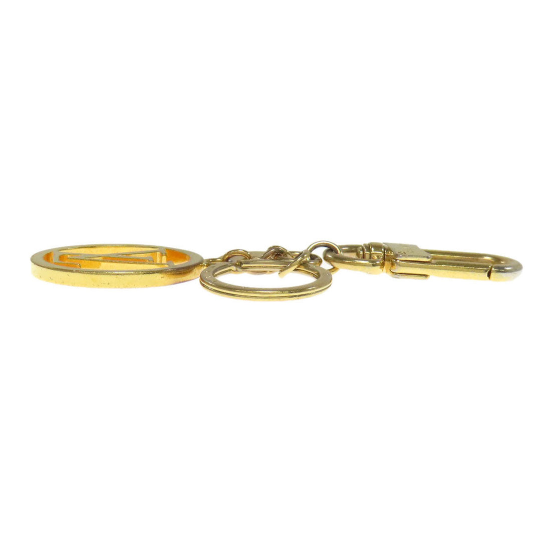 LOUIS VUITTON key ring M68000 metallic gold Circle bag charm