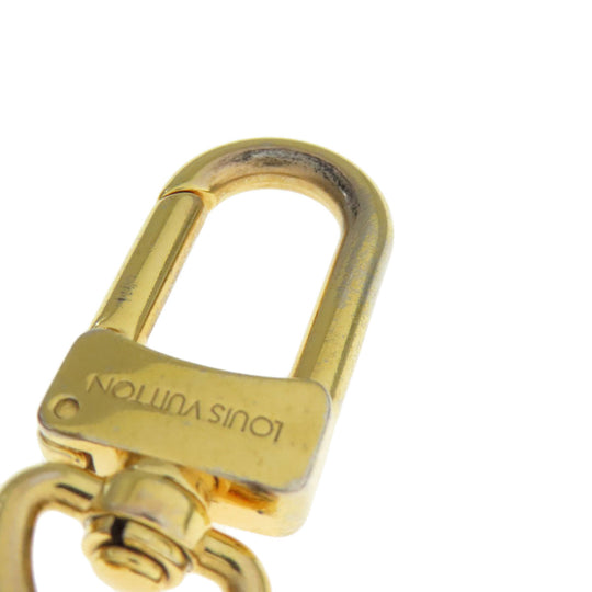 LOUIS VUITTON key ring M68000 metallic gold Circle bag charm