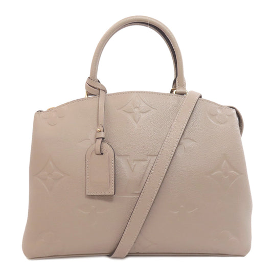 LOUIS VUITTON Handbag M45833 Ann Platt beige Grand Palais MM Women Used Authentic