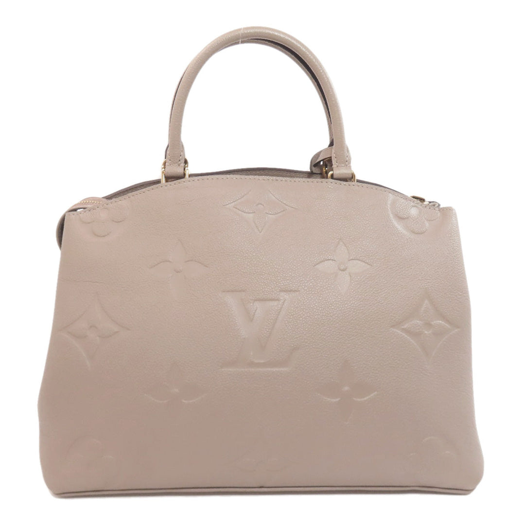 LOUIS VUITTON Handbag M45833 Ann Platt beige Grand Palais MM Women Used Authentic
