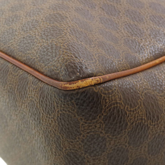 CELINE Tote Bag PVC Brown Macadam Women Used Authentic