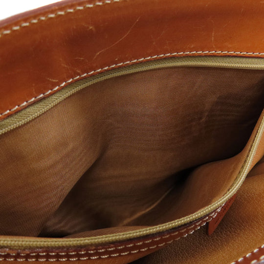 CELINE Handbag PVC Brown Macadam Women Used Authentic