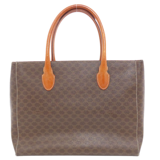 CELINE Handbag PVC Brown Macadam Women Used Authentic