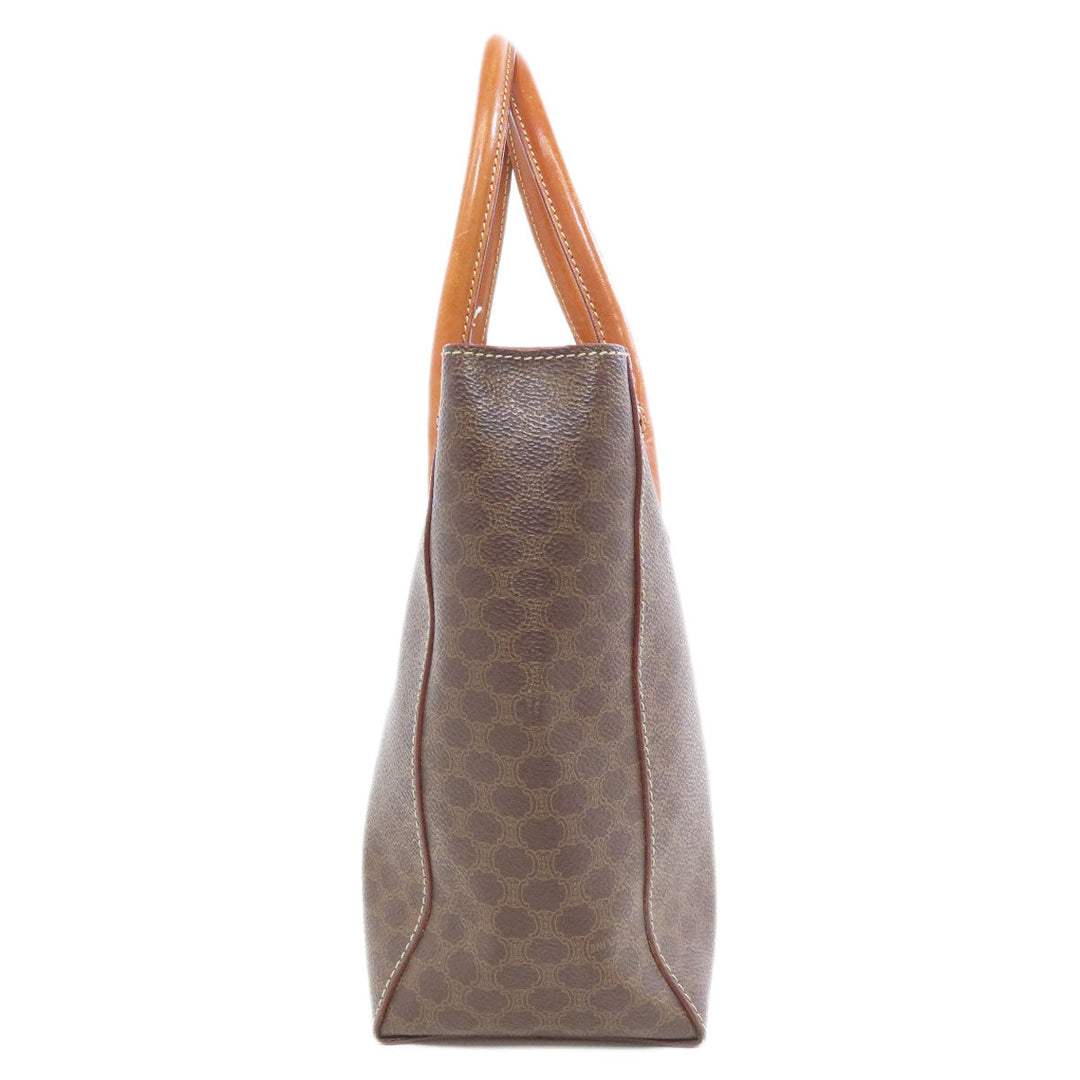CELINE Handbag PVC Brown Macadam Women Used Authentic
