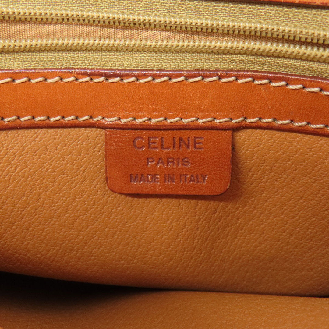 CELINE Handbag PVC Brown Macadam Women Used Authentic