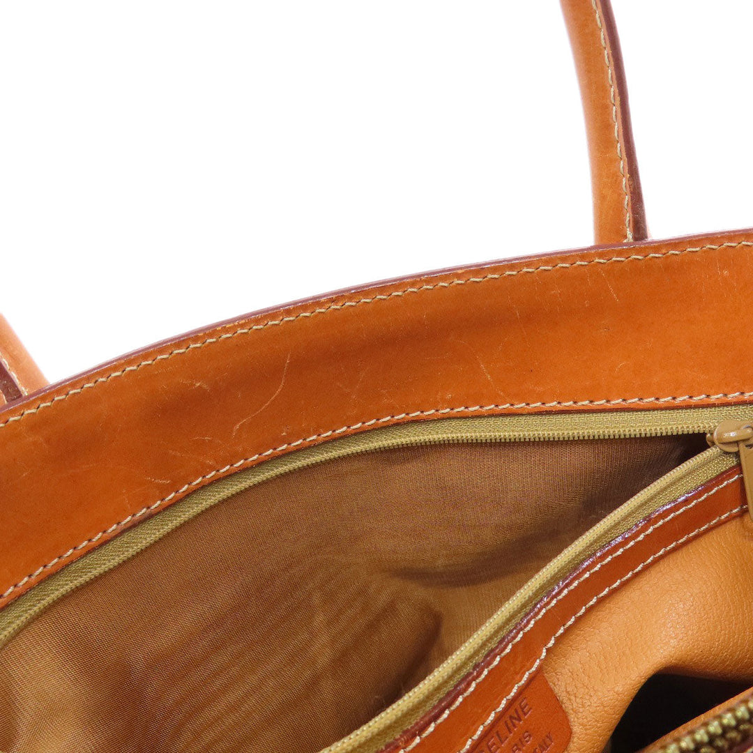 CELINE Handbag PVC Brown Macadam Women Used Authentic