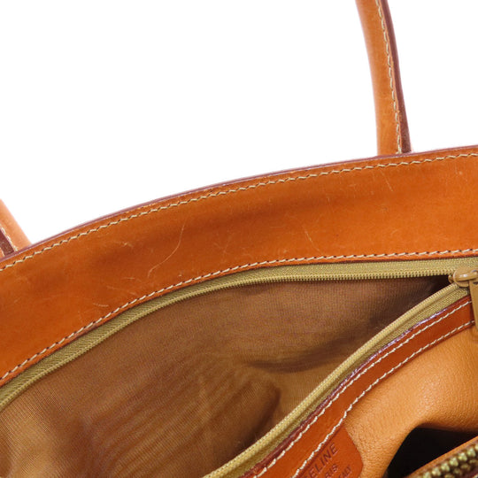 CELINE Handbag PVC Brown Macadam Women Used Authentic