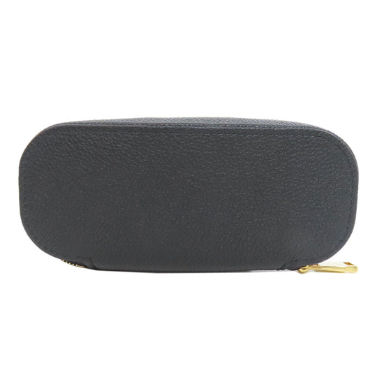 LOUIS VUITTON glasses case GI0857 Ann Platt black Etui Lunette GM Women Used Authentic