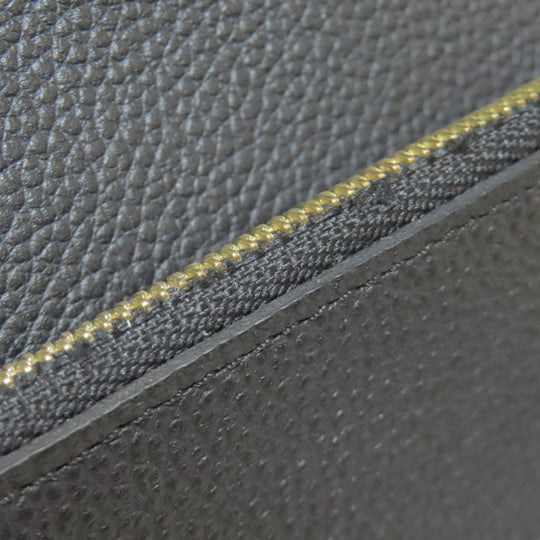 LOUIS VUITTON Long Wallet Purse M60638 Ann Platt black Pochette Saint Germain Women Used Authentic