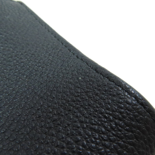 LOUIS VUITTON Long Wallet Purse M60638 Ann Platt black Pochette Saint Germain Women Used Authentic