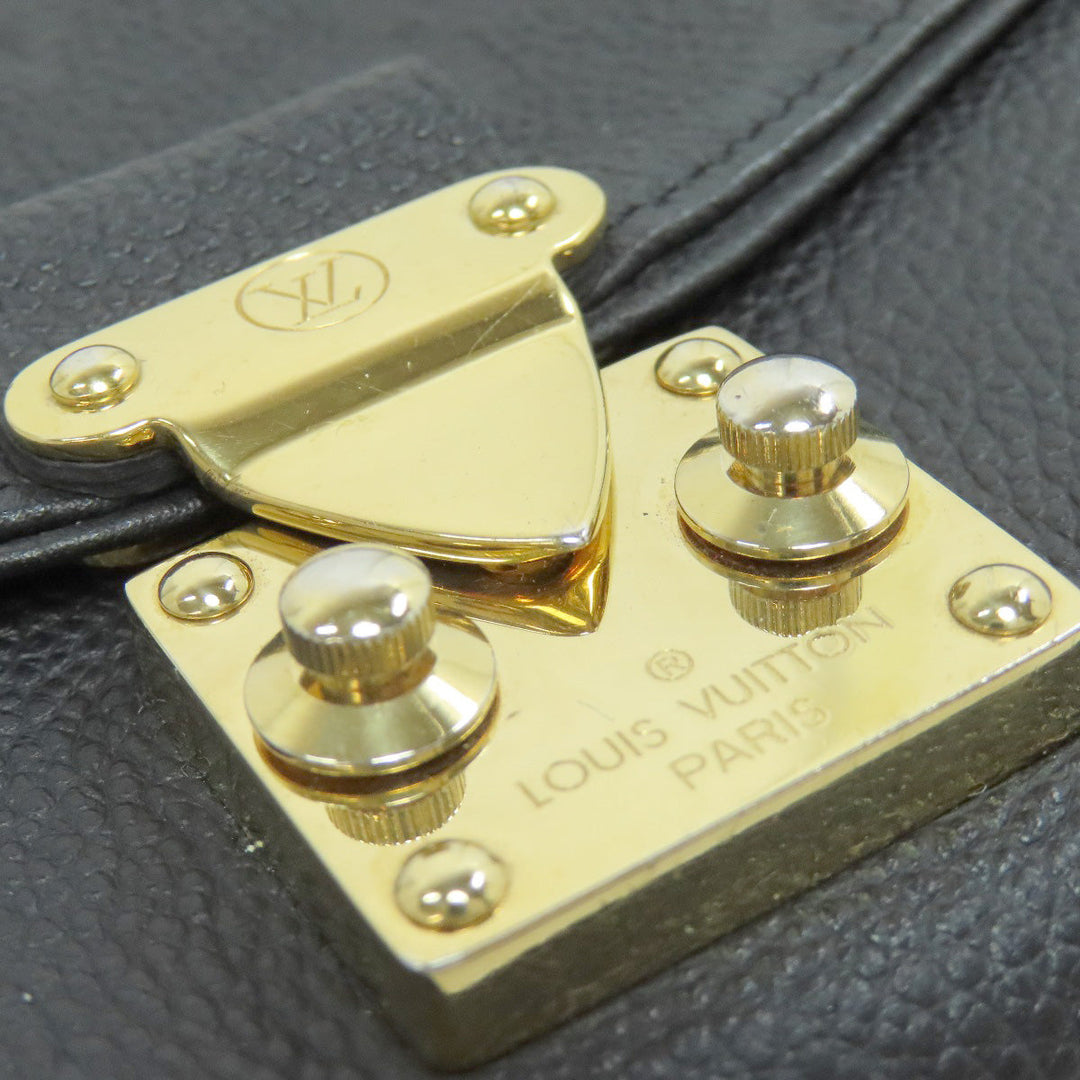 LOUIS VUITTON Long Wallet Purse M60638 Ann Platt black Pochette Saint Germain Women Used Authentic