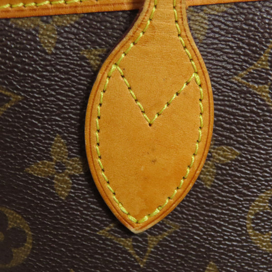 LOUIS VUITTON Tote Bag M41245 Monogram canvas Brown Never full PM Women Used Authentic