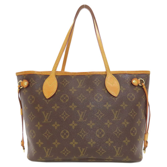 LOUIS VUITTON Tote Bag M41245 Monogram canvas Brown Never full PM Women Used Authentic