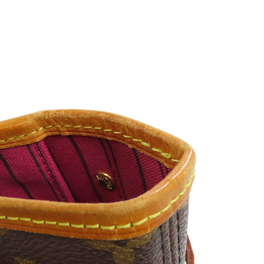 LOUIS VUITTON Tote Bag M41245 Monogram canvas Brown Never full PM Women Used Authentic