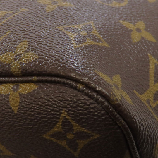LOUIS VUITTON Tote Bag M41245 Monogram canvas Brown Never full PM Women Used Authentic