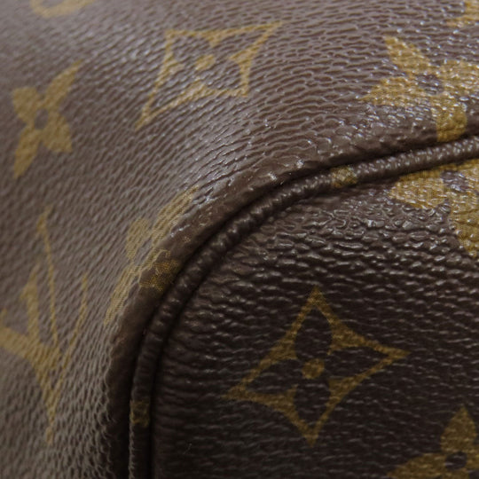LOUIS VUITTON Tote Bag M41245 Monogram canvas Brown Never full PM Women Used Authentic