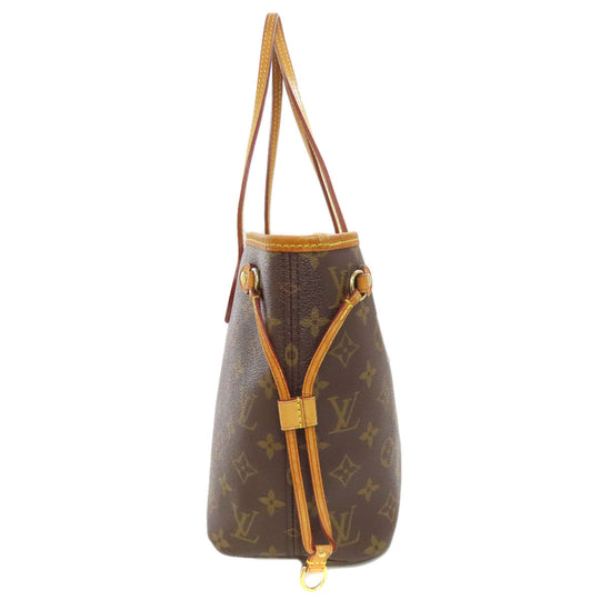 LOUIS VUITTON Tote Bag M41245 Monogram canvas Brown Never full PM Women Used Authentic