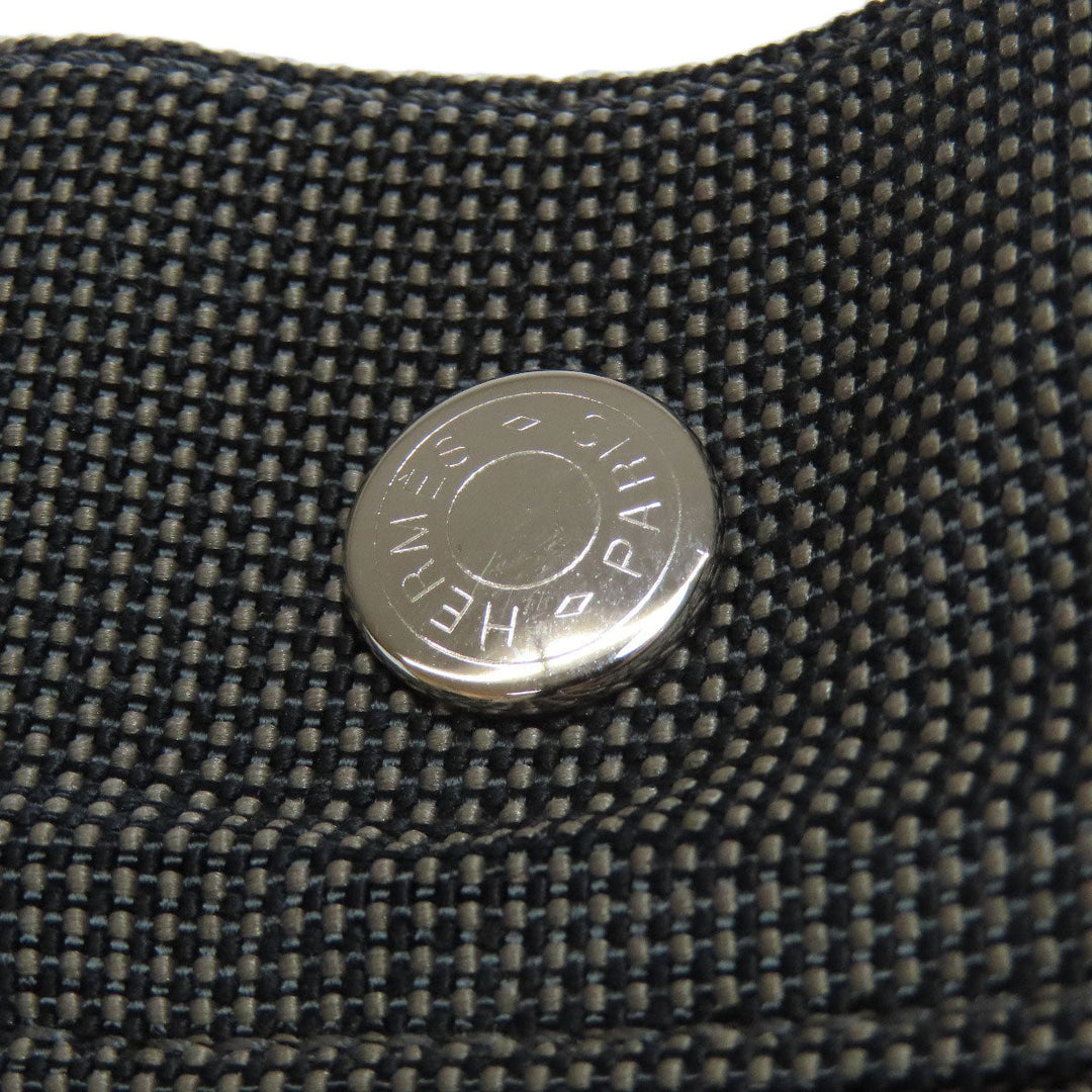 HERMES Backpack canvas gray Her LineMM Women Used Authentic
