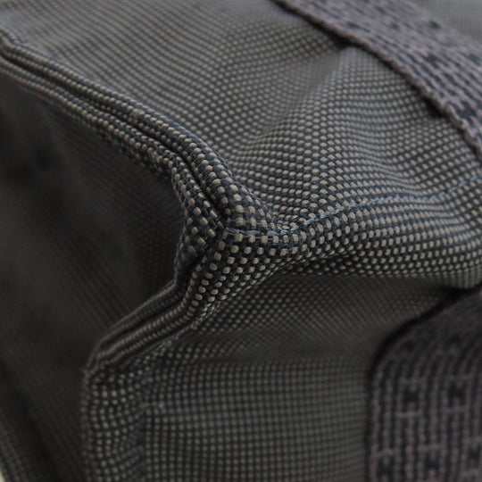 HERMES Backpack canvas gray Her LineMM Women Used Authentic