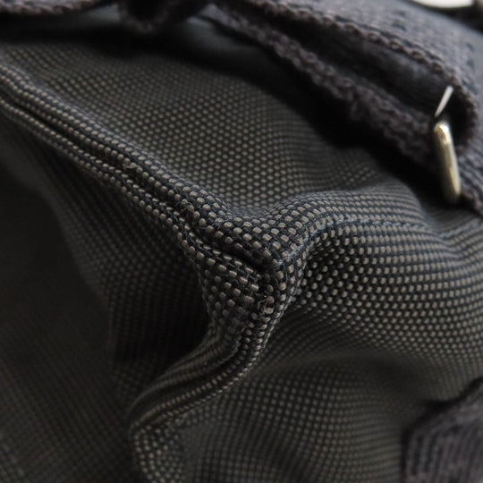 HERMES Backpack canvas gray Her LineMM Women Used Authentic