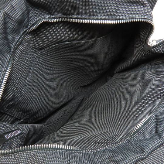 HERMES Backpack canvas gray Her LineMM Women Used Authentic