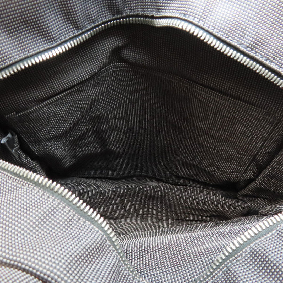 HERMES Backpack canvas gray Her LineMM Women Used Authentic