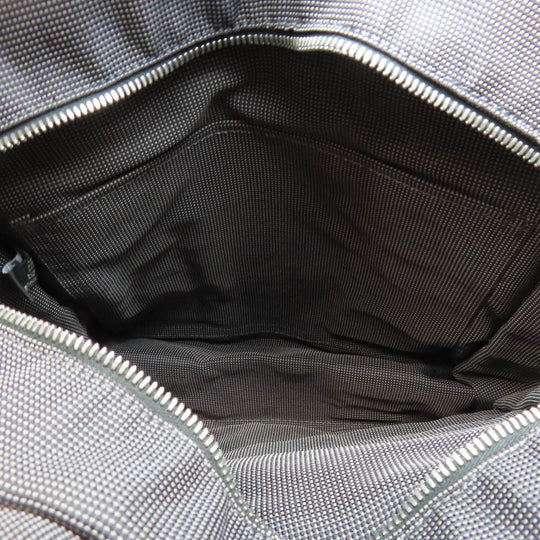 HERMES Backpack canvas gray Her LineMM Women Used Authentic