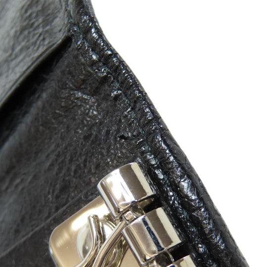 BALENCIAGA Key case Key holder  477450 leather black Classic