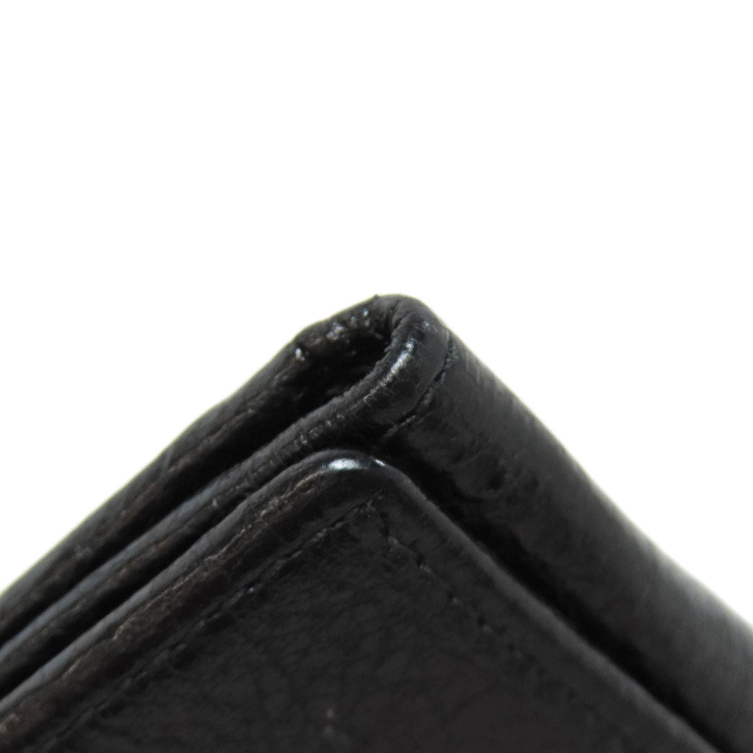 BALENCIAGA Key case Key holder  477450 leather black Classic