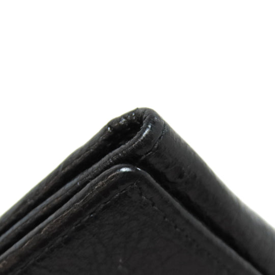 BALENCIAGA Key case Key holder  477450 leather black Classic