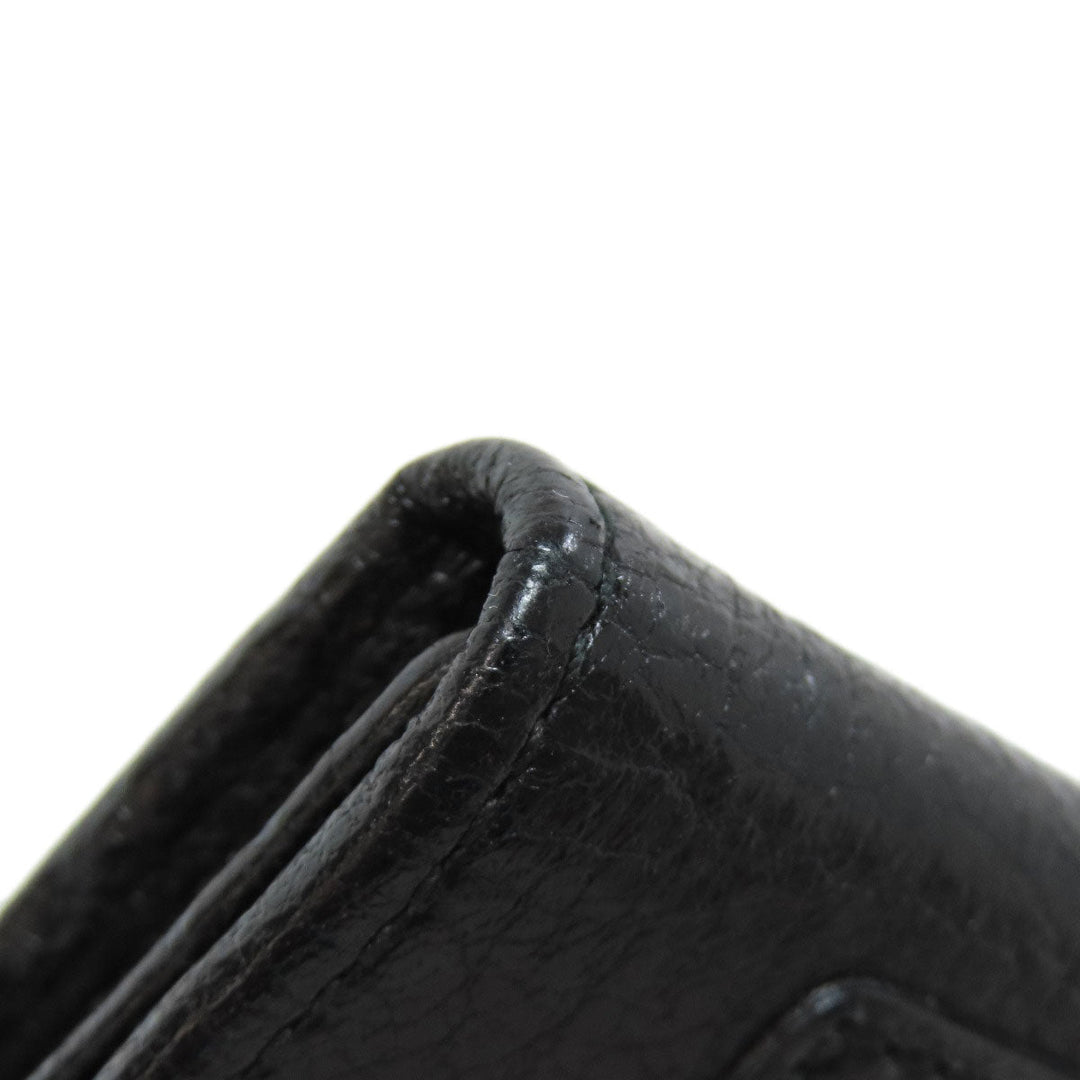 BALENCIAGA Key case Key holder  477450 leather black Classic