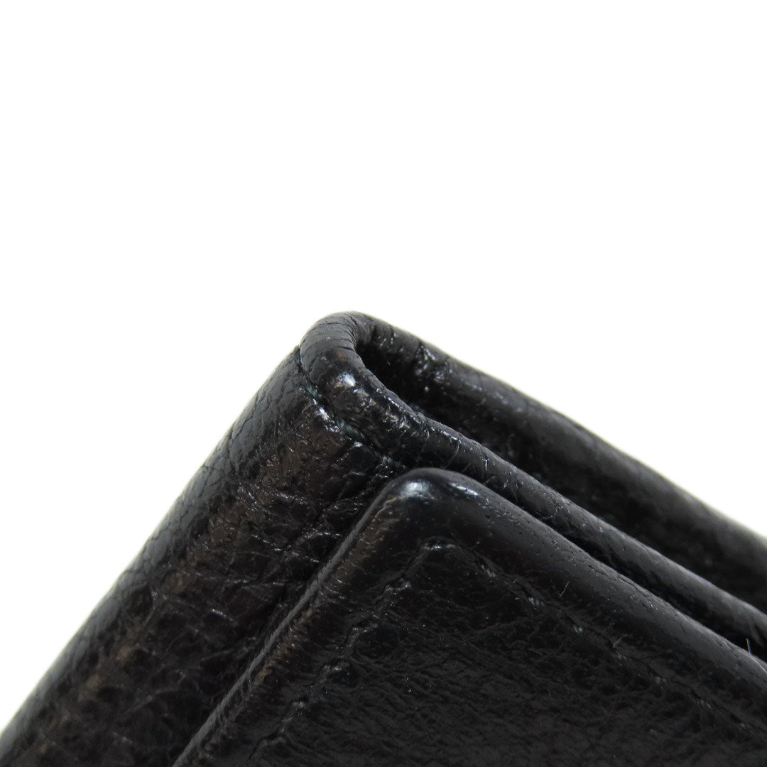 BALENCIAGA Key case Key holder  477450 leather black Classic