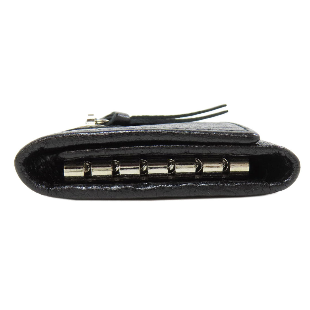 BALENCIAGA Key case Key holder  477450 leather black Classic