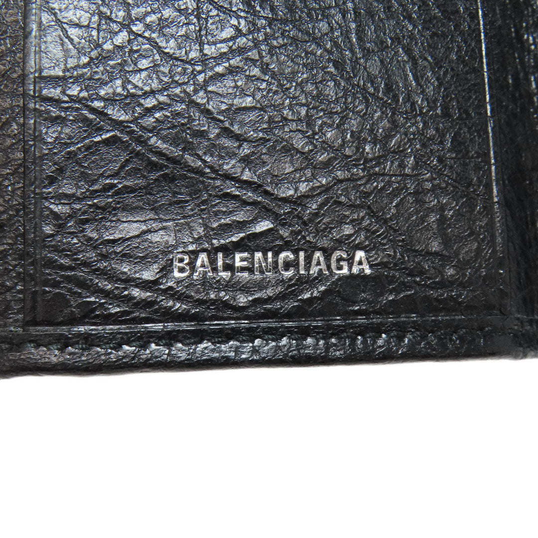 BALENCIAGA Key case Key holder  477450 leather black Classic