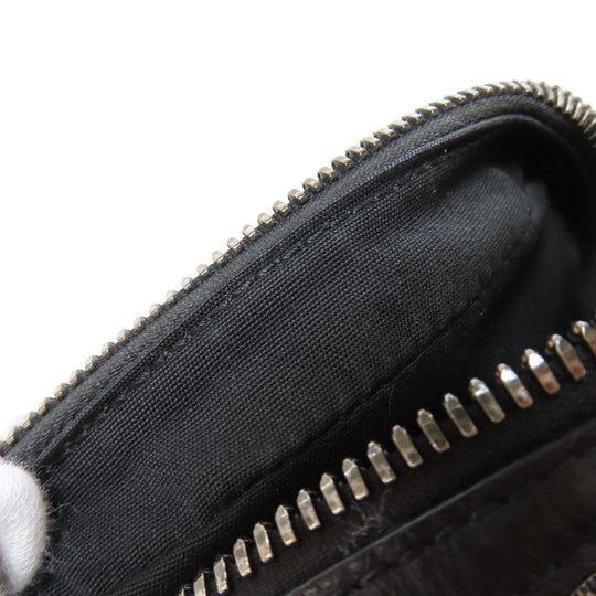 Christian Dior Shoulder Bag canvas black Trotter Pattern Women Used Authentic