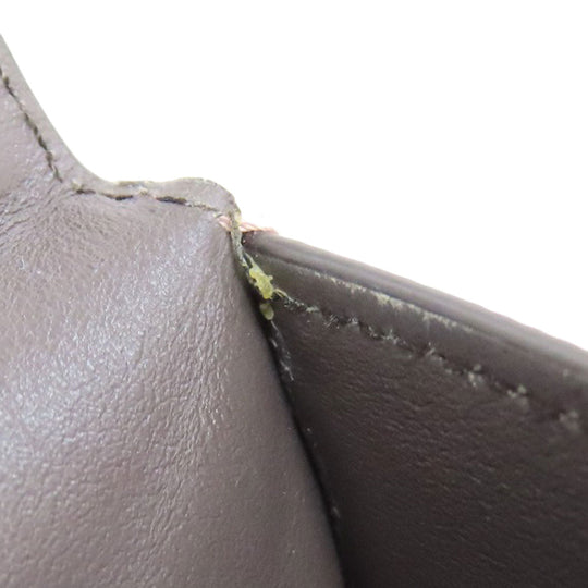 PRADA Bifold Wallet leather beige logo