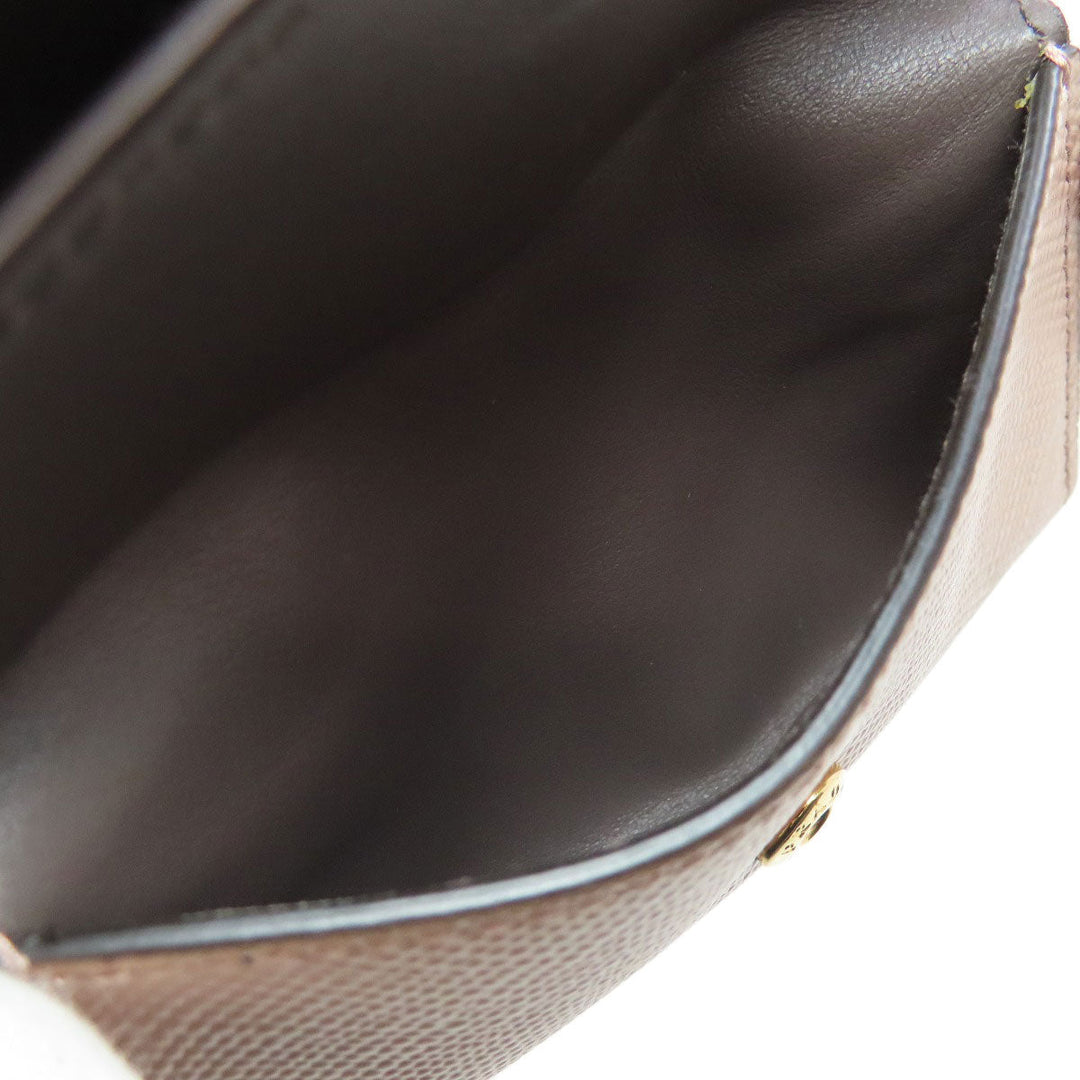 PRADA Bifold Wallet leather beige logo